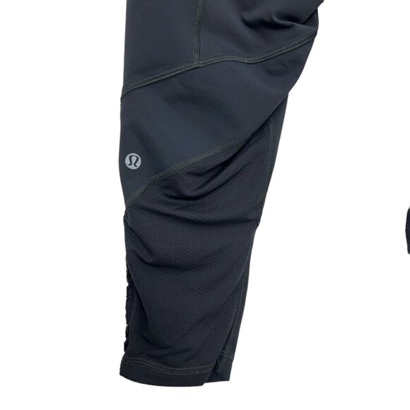 Lululemon Run Pace Crop Petit Dot women's leggings size 6 - Picture 4 of 5